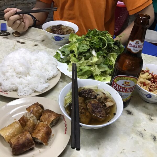 Bun cha in Hanoi